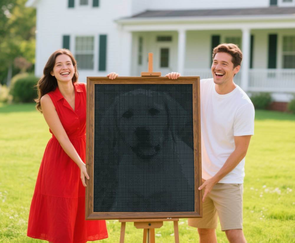Loyal Guardian: Commemorating Our Hero Dog with Dice Art