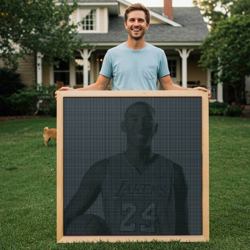 Eternal Legend: Paying Tribute to Kobe with Dice Art